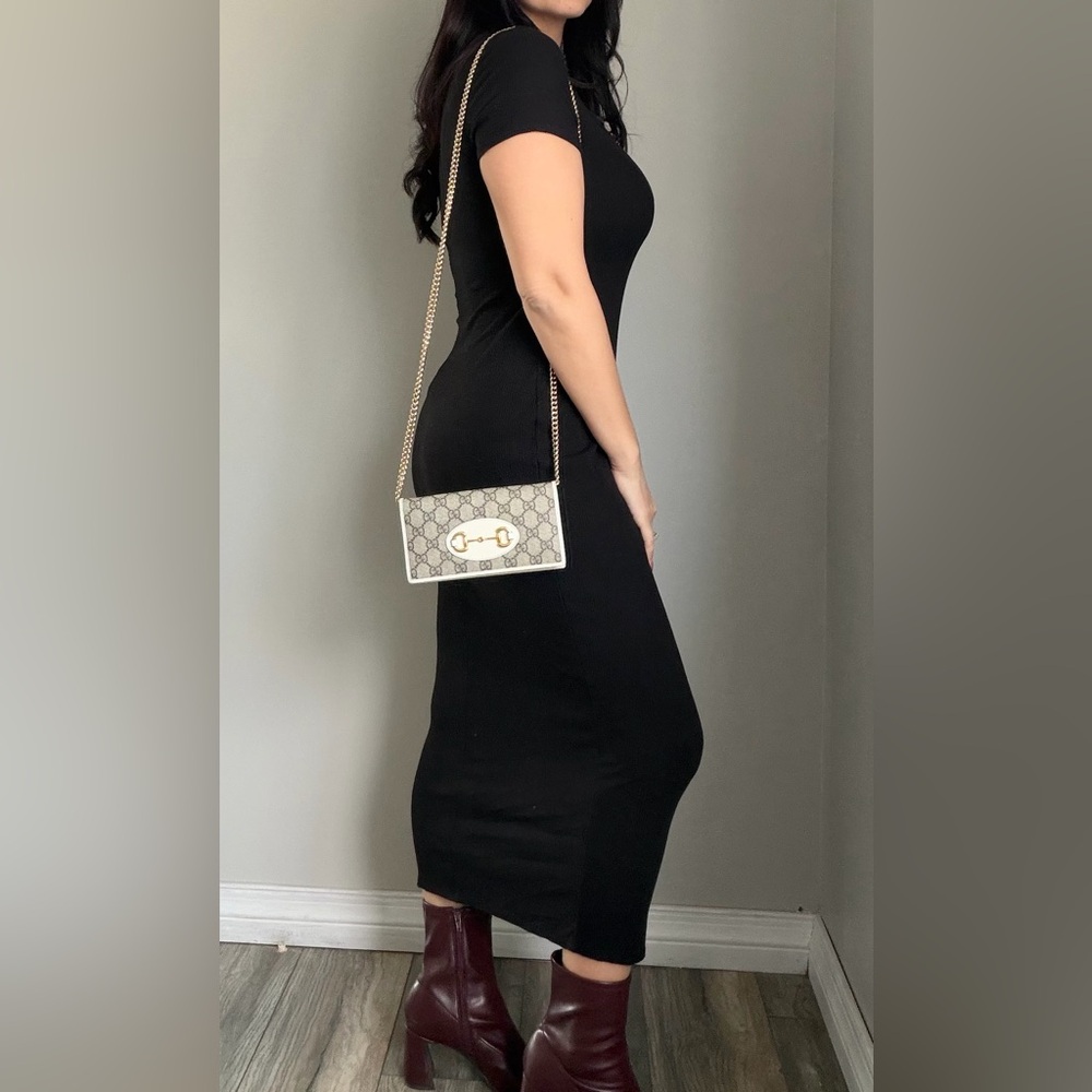 Fits iPhone 17 pro max- Gucci Horsebit 1955 Wallet on Chain Bag
